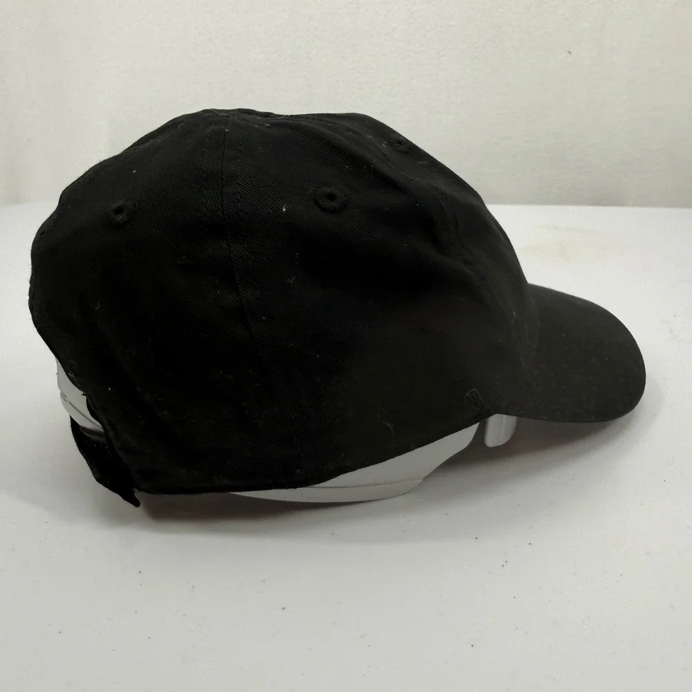 Nike Club Cap Kids Size 4-7‎ Black Embroidered Swoosh Adjustable Cotton Hat